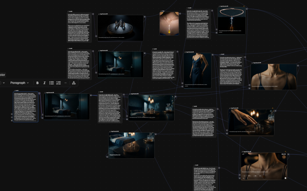 Ai node system workflow screenshot